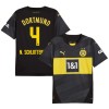 Original Fußballtrikot Borussia Dortmund N. Schlotterbeck 4 Auswärtstrikot 2024-25 Für Herren